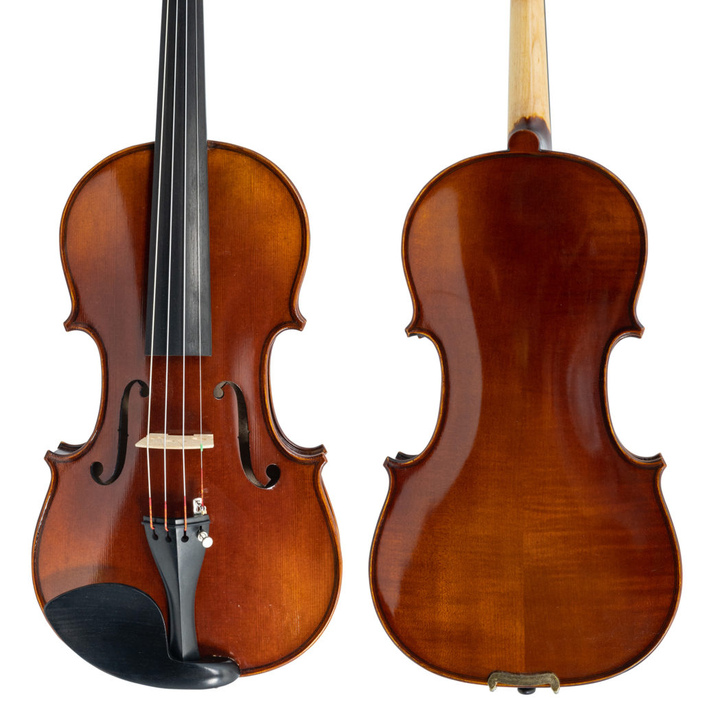 Front and Back of the Spring 2023 Antonio Giuliani Violin