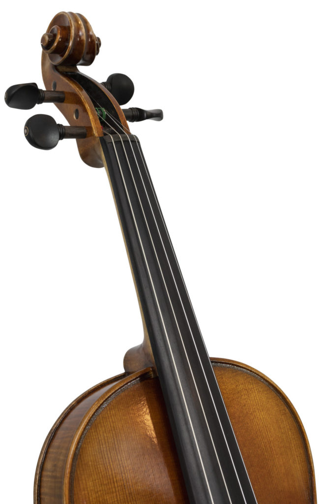 Neck of the Antonio Giuliani violin